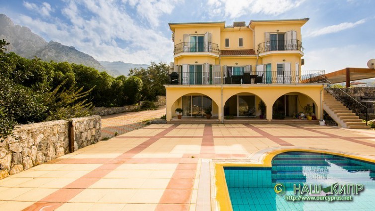 5-комнатная вилла на Кипре в Каршияка с видом на море £199,000